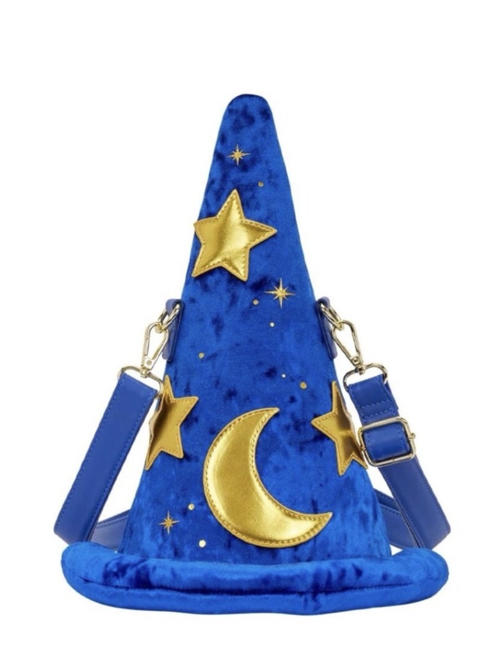 Loungefly Disney Fantasia Mickey Mouse Sorcerer Hat Figural Crossbody Bag NWT